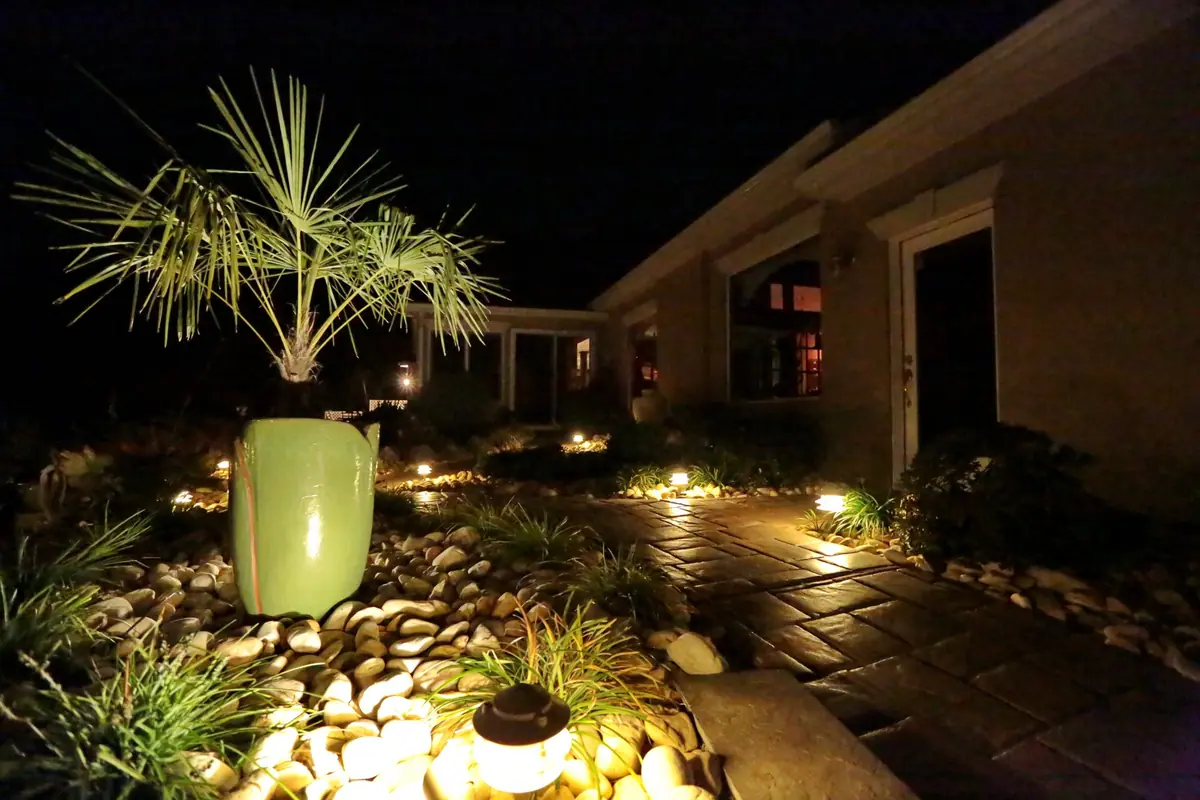 Planted courtyard