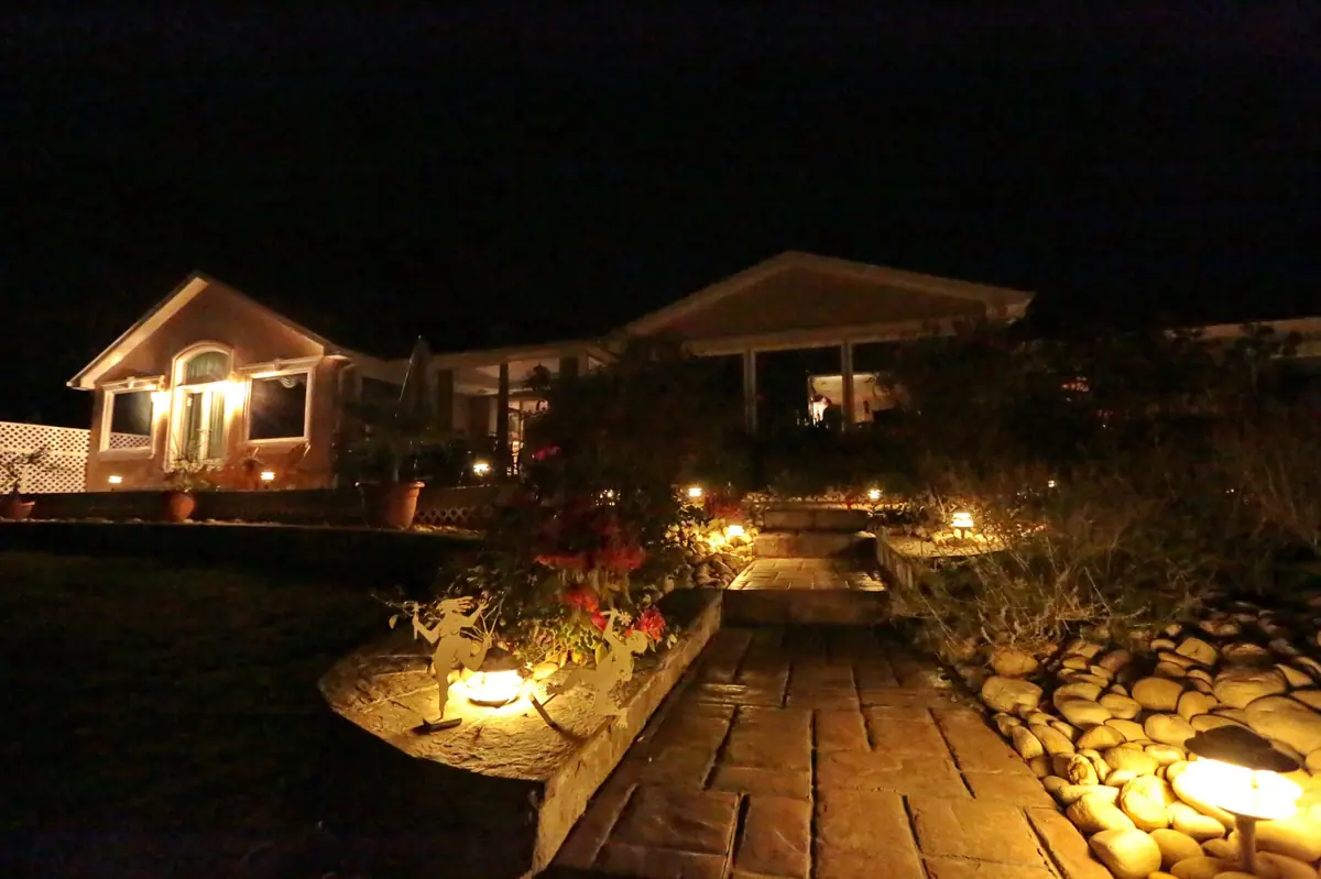 Rear elevation and walk