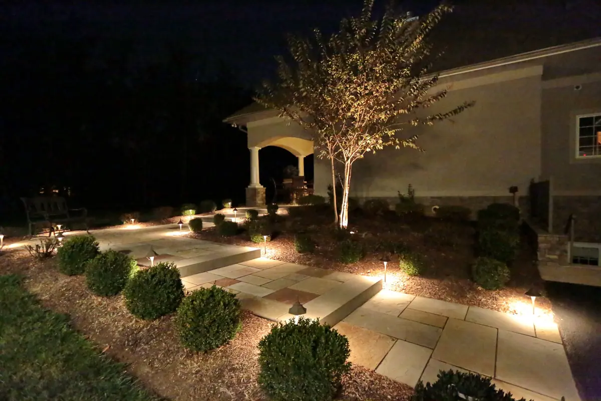Walkway and entry path
