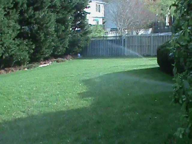Full lawn coverage